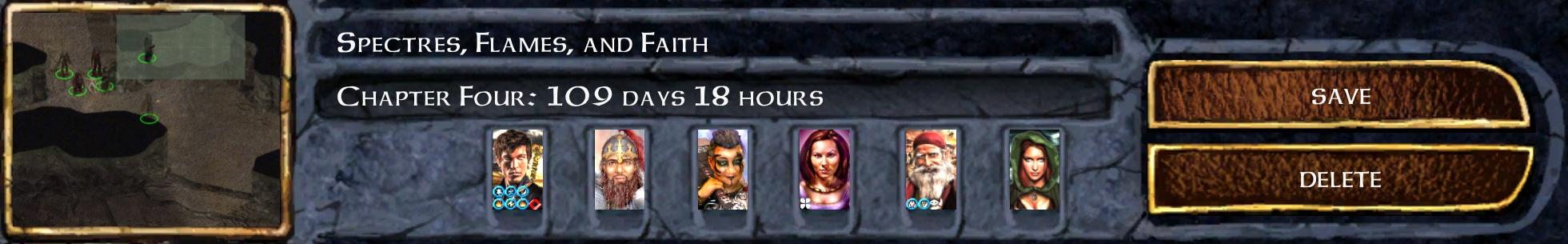 Spectres, Flames, and Faith