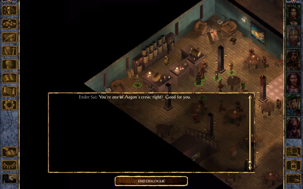 Ender Sai: You're one of Aegon's crew, right? Good for you.