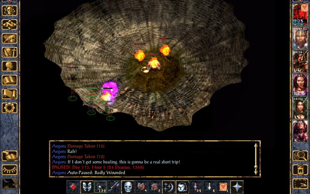 Aegon launches a fireball.