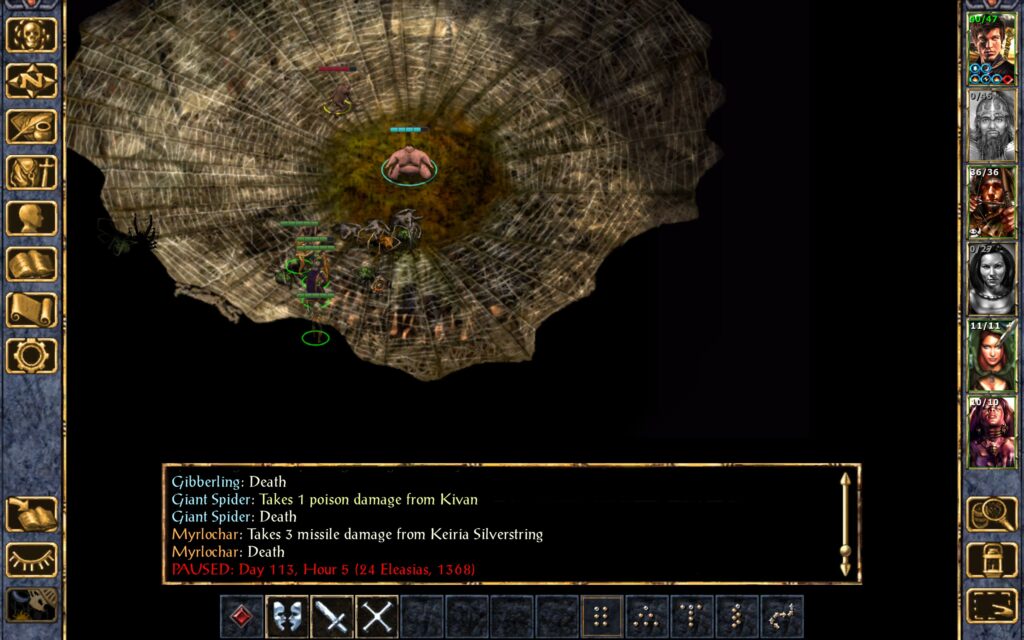 Kivan picks off the etterccaps.