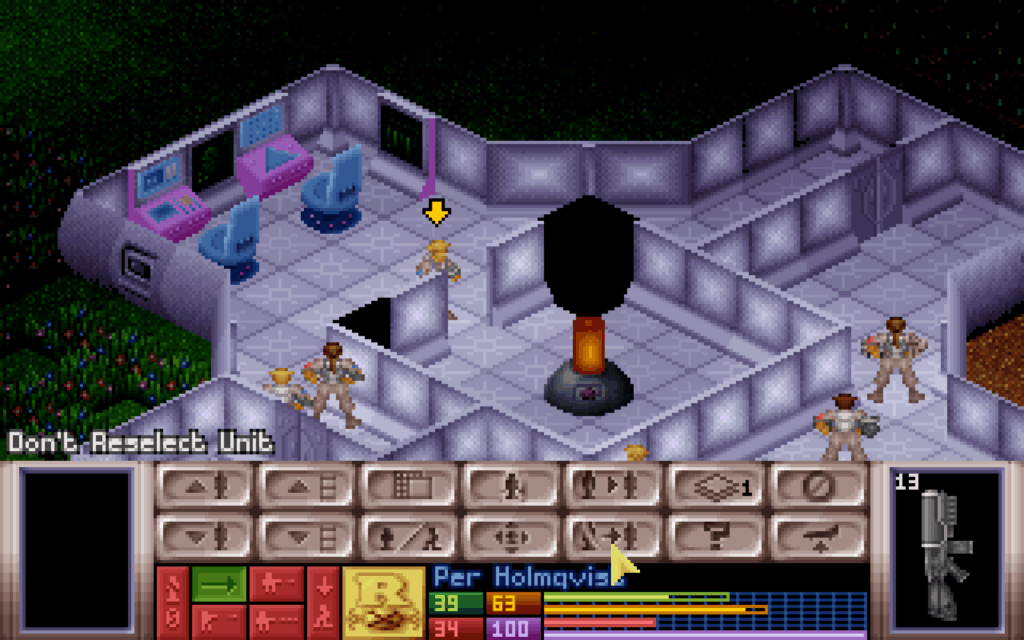 Clearing out the UFO.