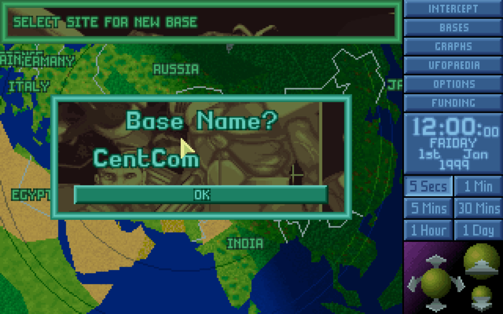 Naming the base "CentCom."