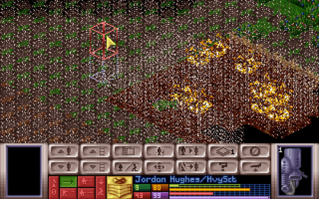 A building levelled by a blast launcher.