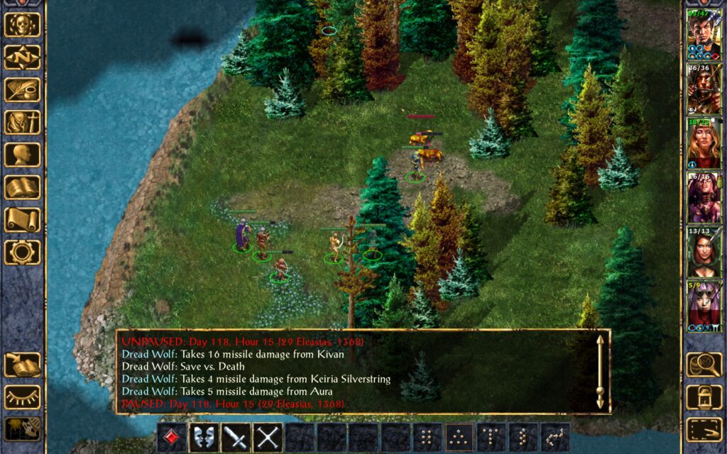 Dread wolves attack Aegon.