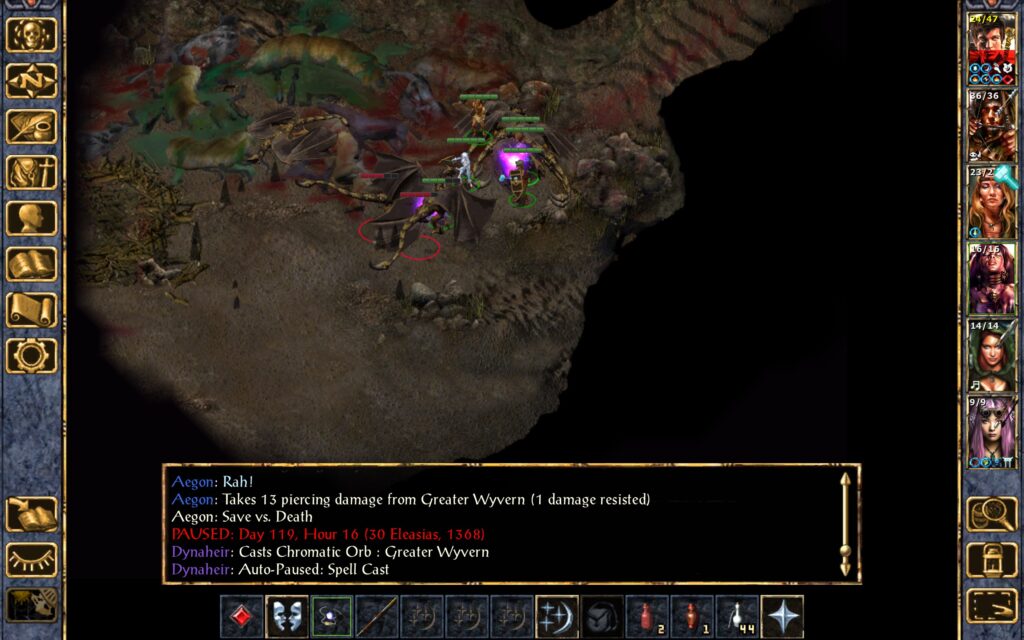 The wyverns endure the traps and start attacking Aegon.