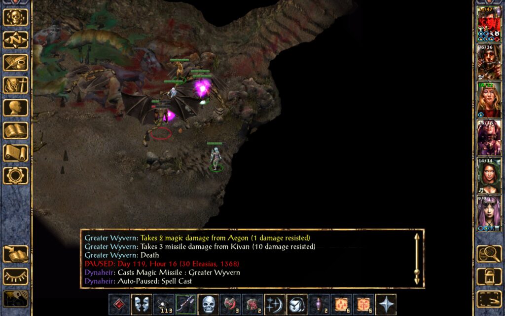 Kivan kills a Greater Wyvern.