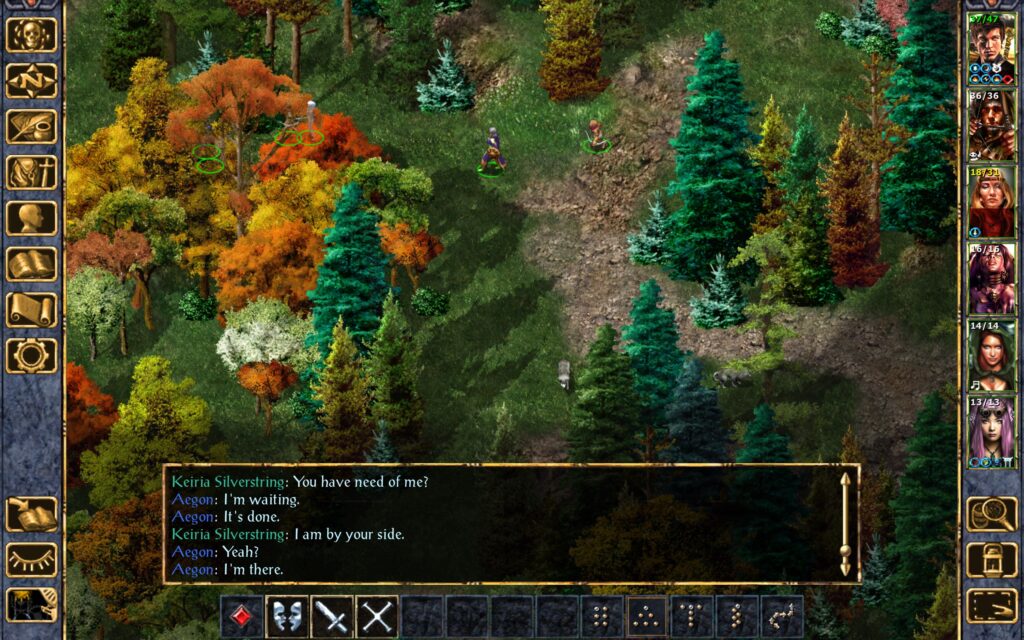 The Troupe encounters a small pack of wolves.