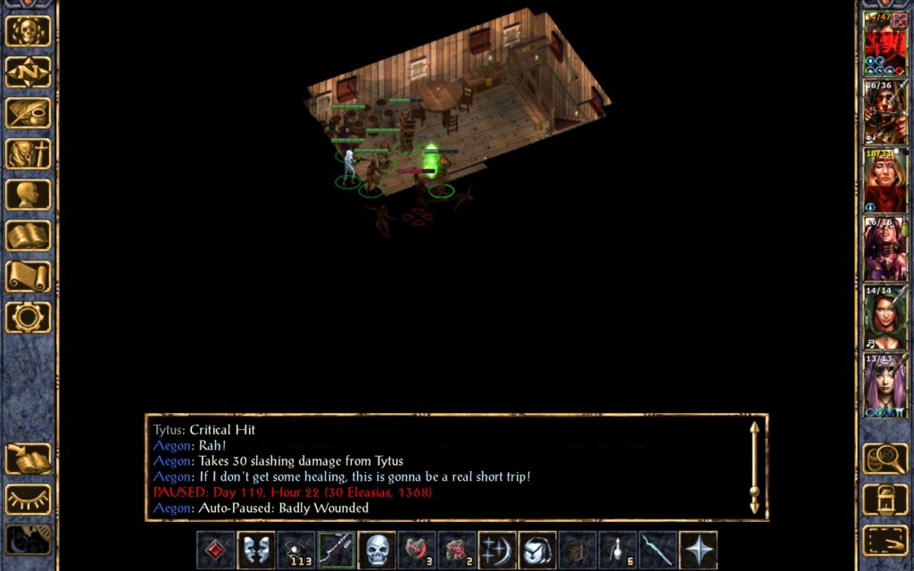 Aegon is wounded by the last guard.