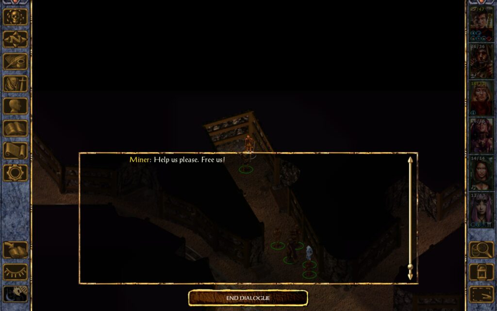 Miner: Help us please. Free us!