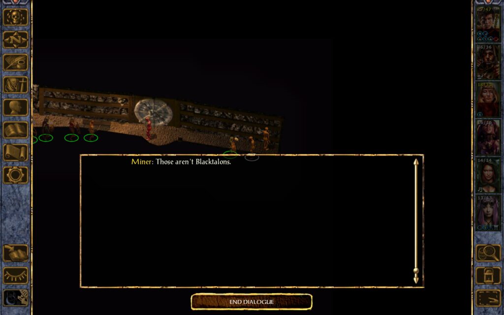 Miner: Those aren't Blacktalons.