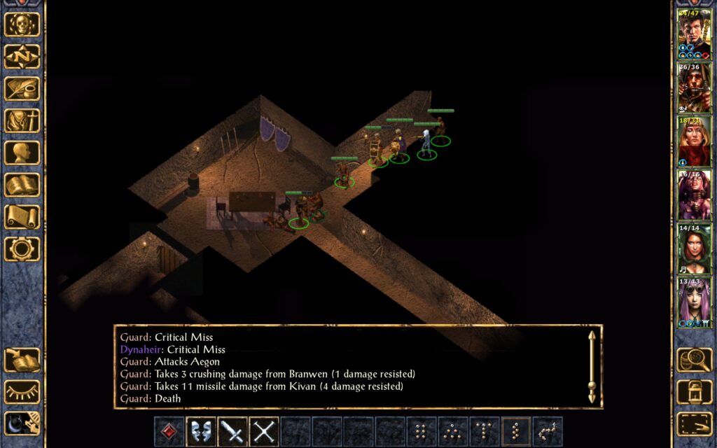 The guards are killed.