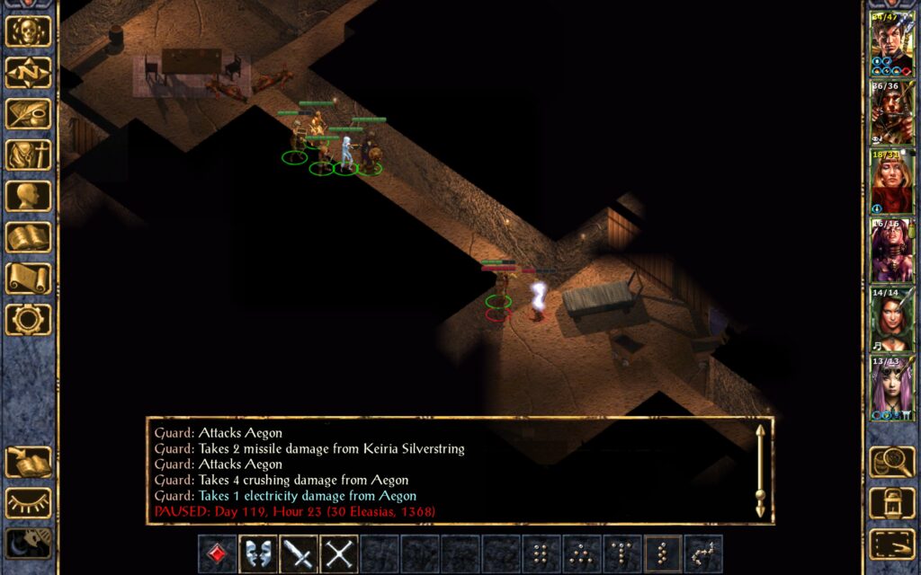 A second encounter with more guards.