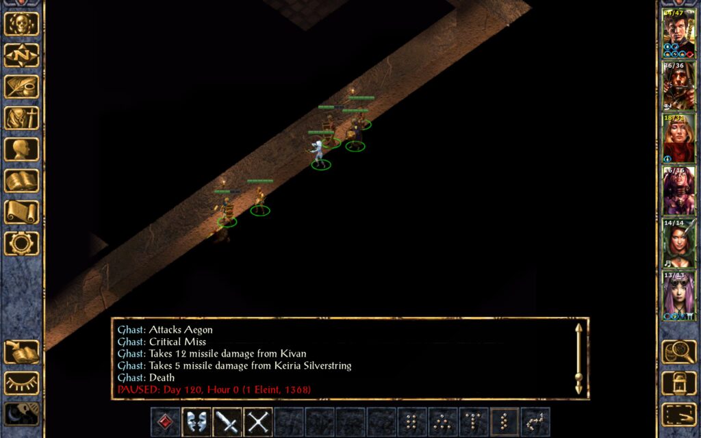 The Troupe kills a ghast.