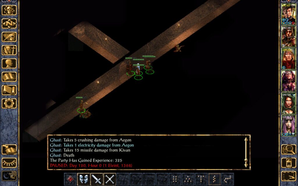 The Troupe kills a second ghast.