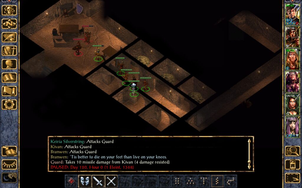 The Troupe encounters two more guards.