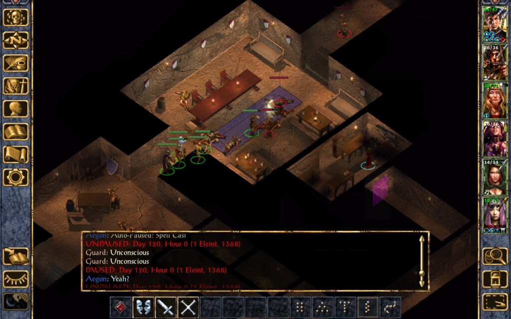 Aegon puts the guards back to sleep.