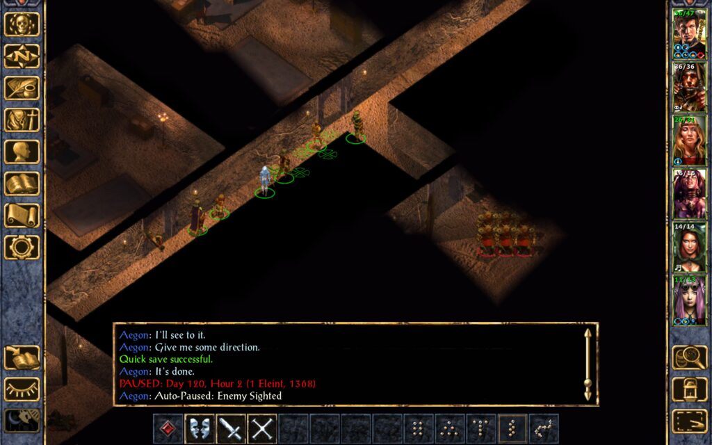 The Troupe are spotted by hobgoblin guards.