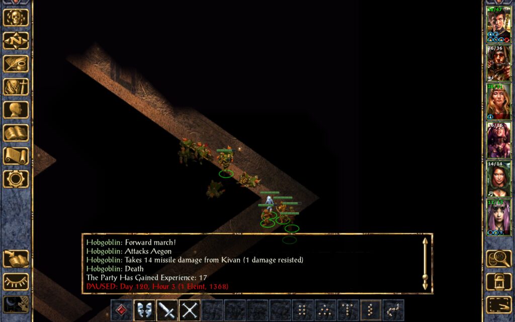 The Troupe kills another group of hobgoblin guards.