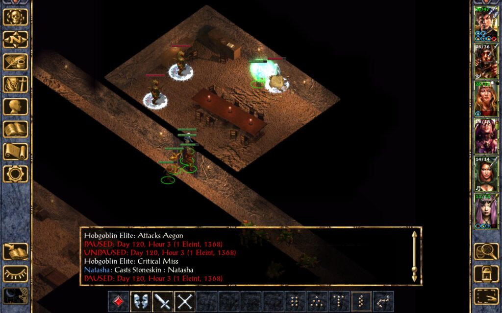 The mage calls upon more Stoneskin.