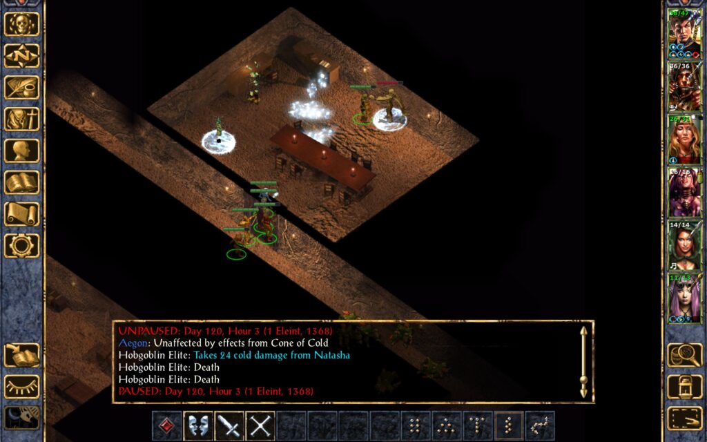 The mage accidentally kills her guards.