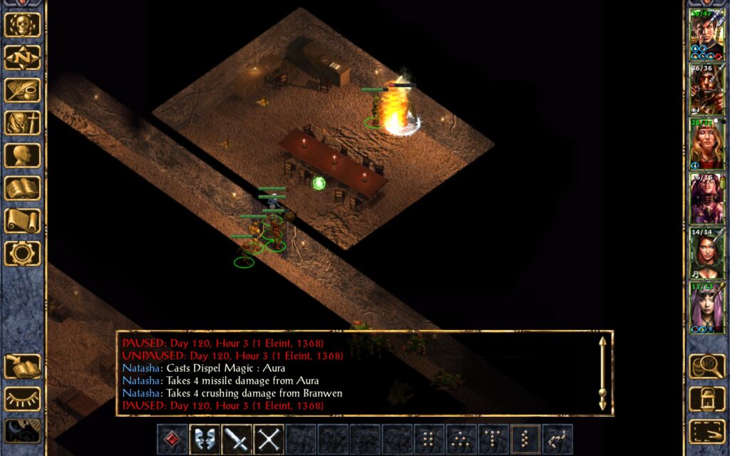 The mage attempts to Dispel Magic.