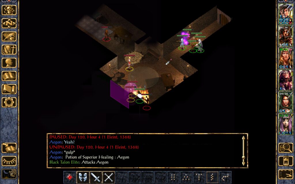 Aegon heals himself again.