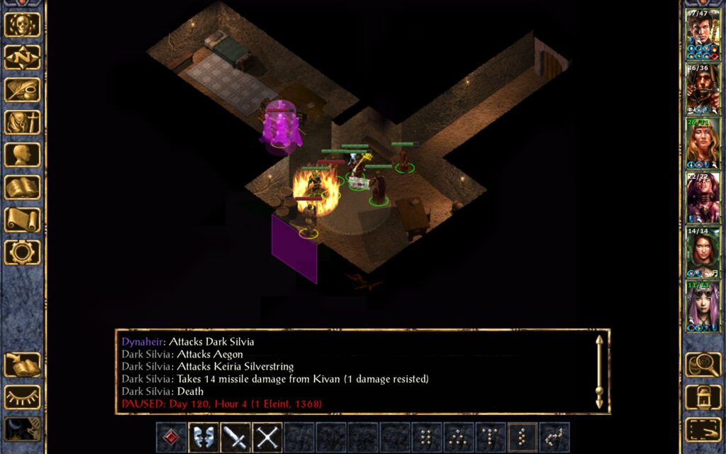 Kivan kills the archer.