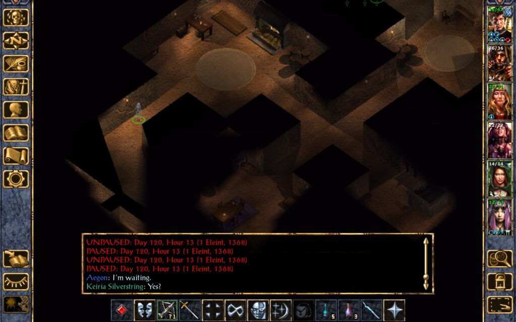 Kieria continues to explore.