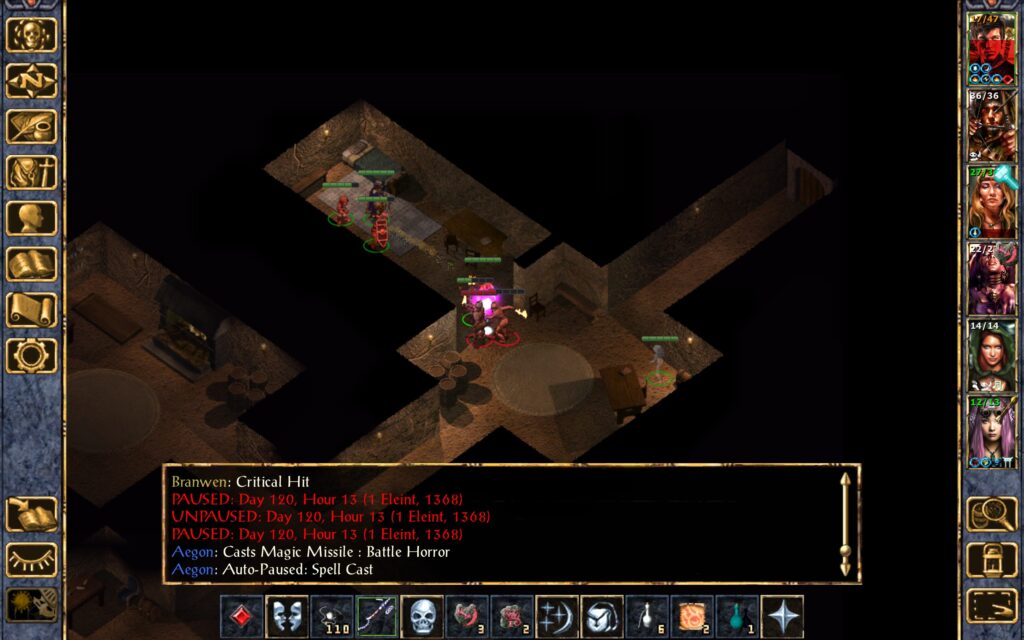 Aegon is wounded by a Battle Horror.