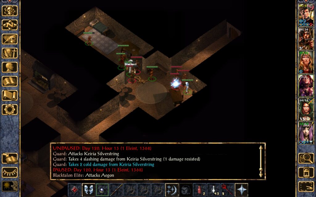 Kivan and Kieria take on the guards.