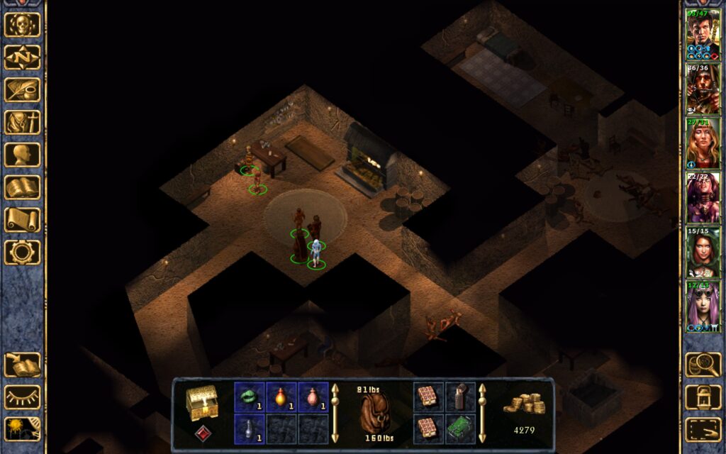 The Troupe finds some potions.