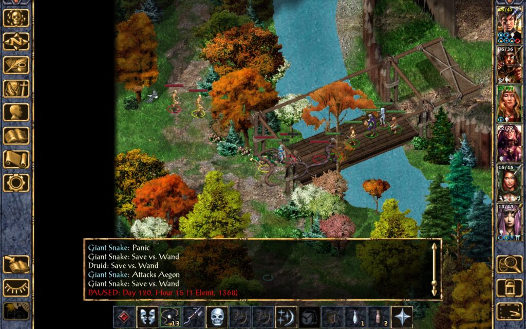 Dynaheir uses a Wand of Fear.