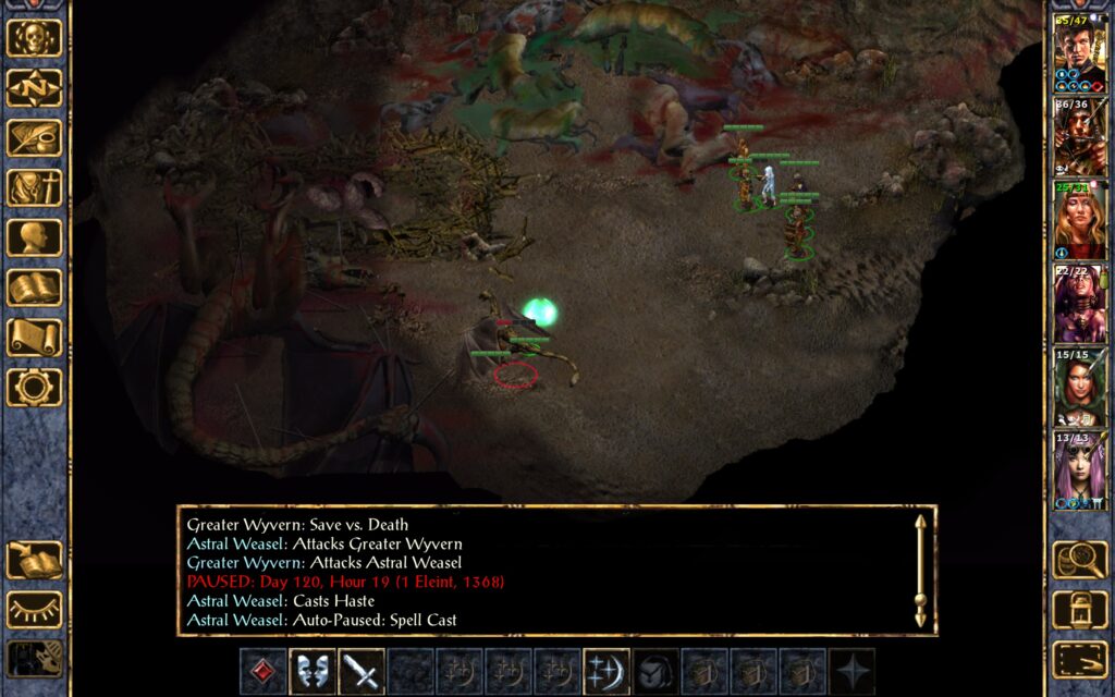 An astral weasel Hastes the Troupe.