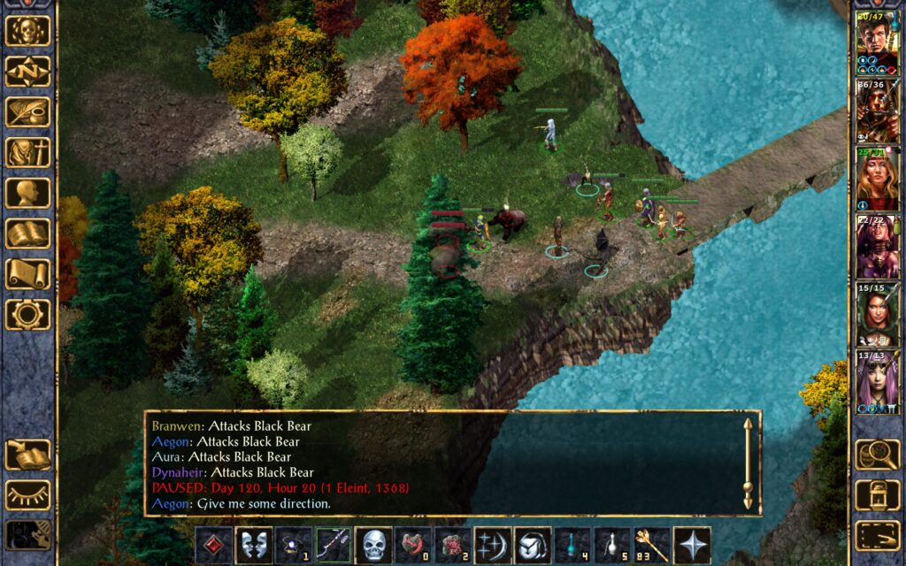 Kivan and Kieria kill two bears.