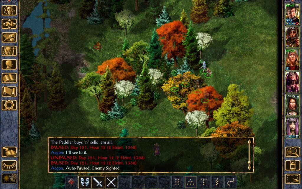 The Troupe are attacked by a dread wolf.