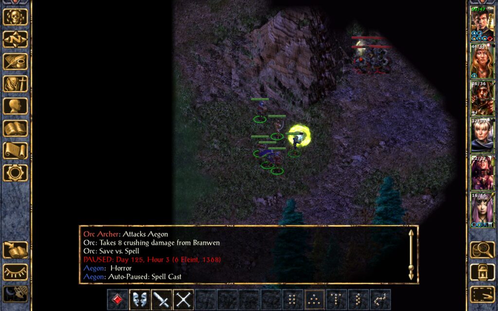 The Troupe encounters a group of orcs.