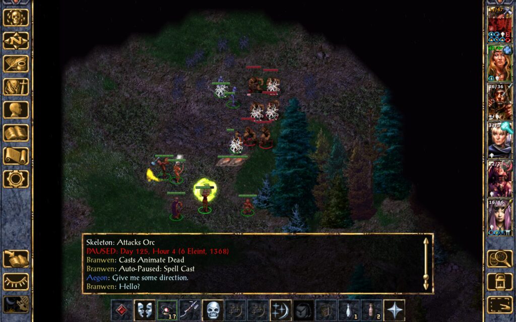Branwen summons more skeletons.