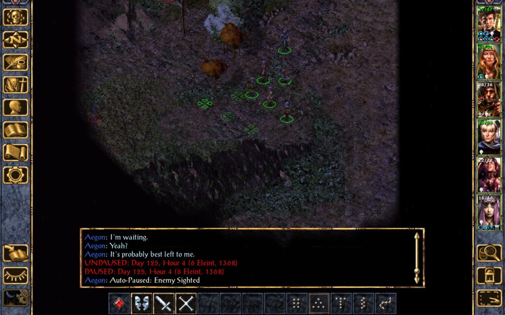 The Troupe encounters a skeleton.
