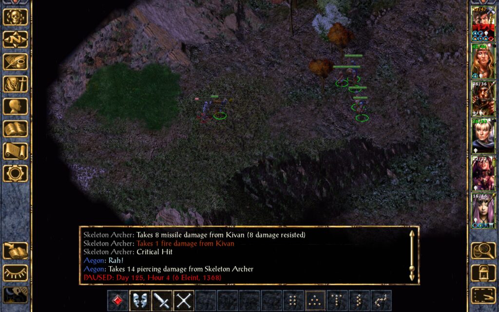 Aegon is wounded by the skeleton.