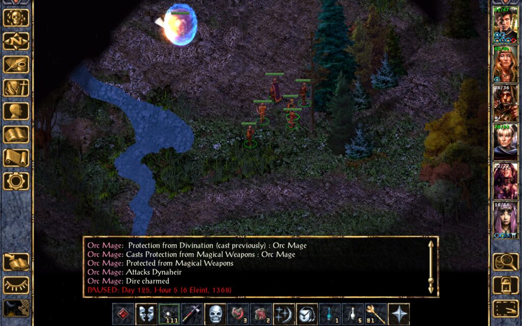 Aegon Charms an orc mage.