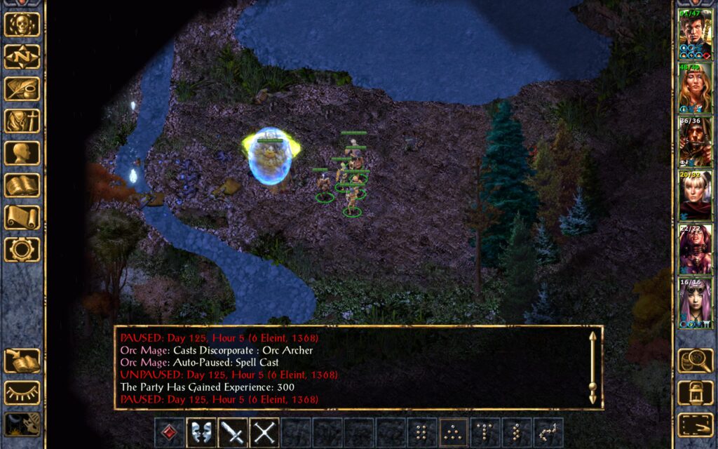 The orc mage Discorporates the remaining archer.