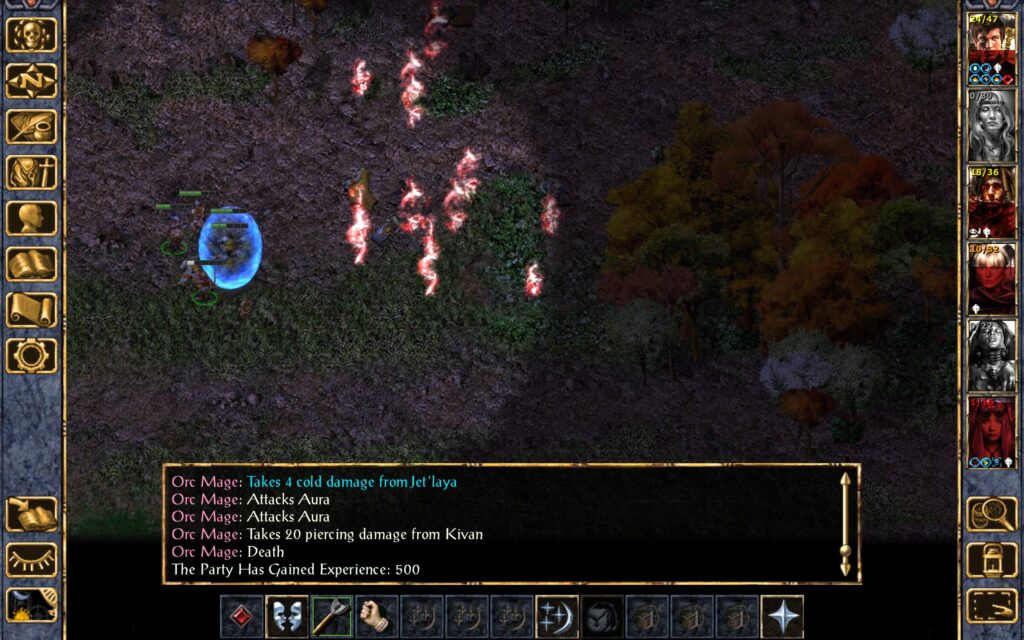 Kivan kills the enemy mage.