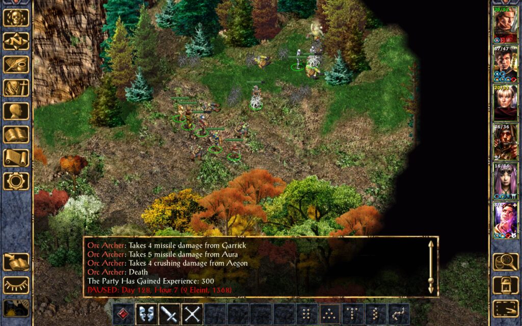 The last two orcs are killed.