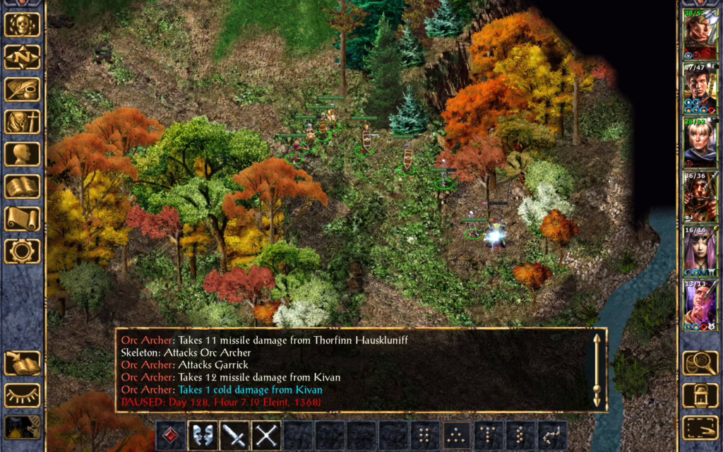 The Troupe finds and kills a lone orc archer.