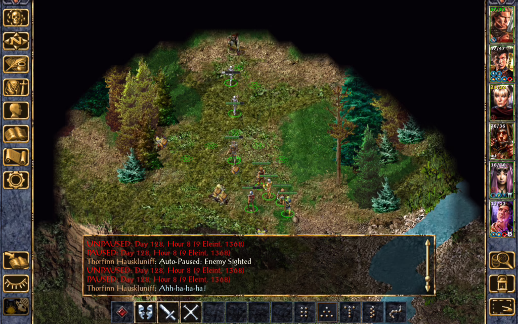 The Troupe kills the last orc.
