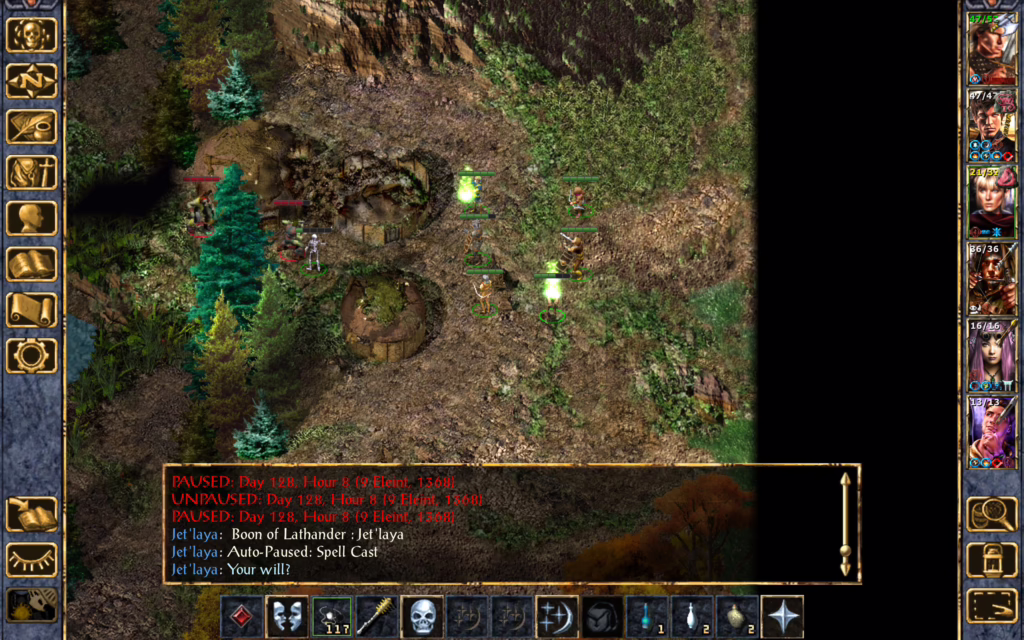 Jet'Laya calls upon the Boon of Lathander.