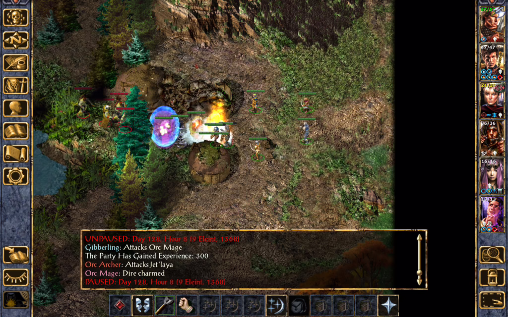 Aegon Charms the orc mage.