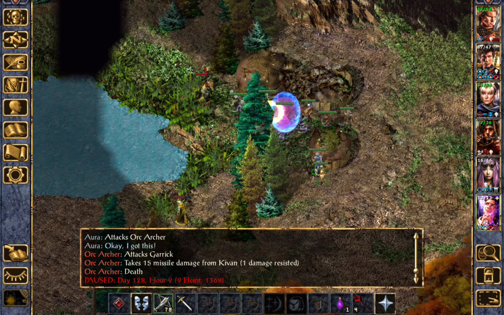 Kivan kills another archer.