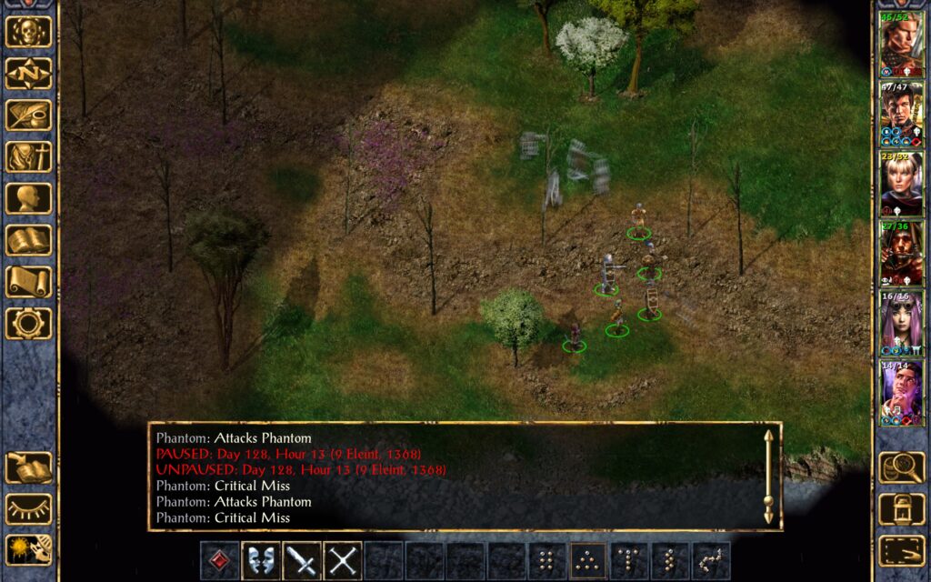 The Troupe finds a group of phantoms fighting each other.
