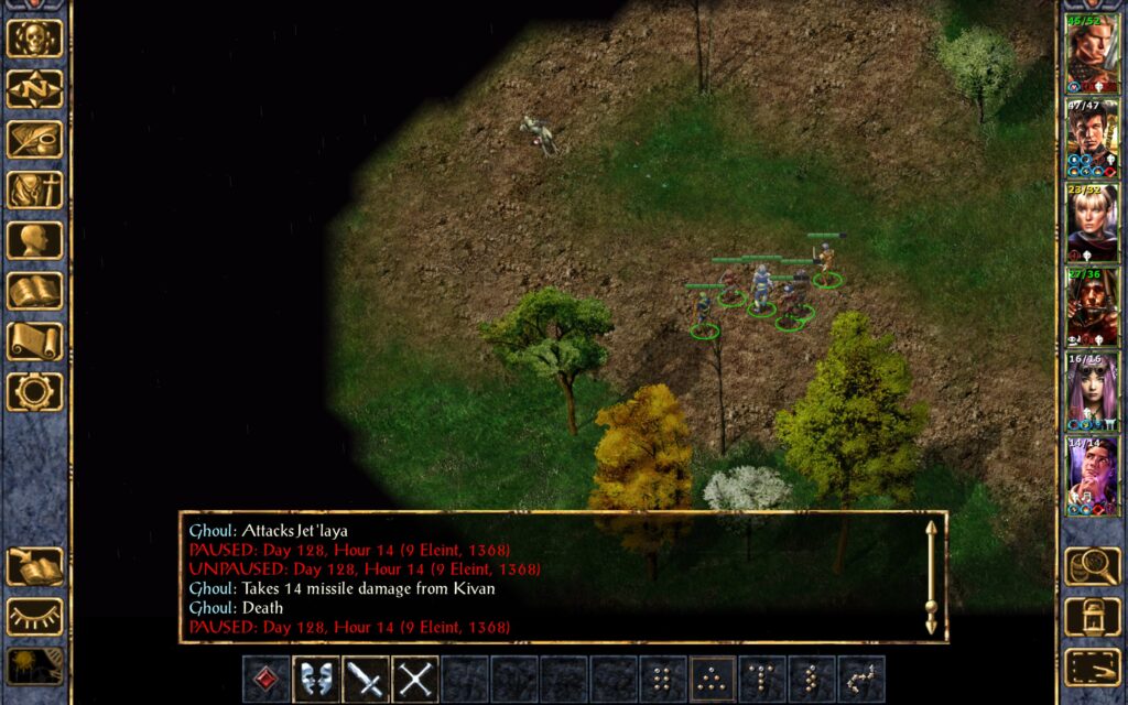 The Troupe kills a ghoul.